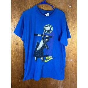 Vintage Nike‎ Volleyball Just Do It Shirt Blue XL USA